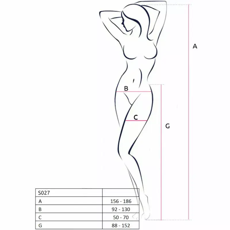 Чулки PASSION S027 красные One Size Photo 5