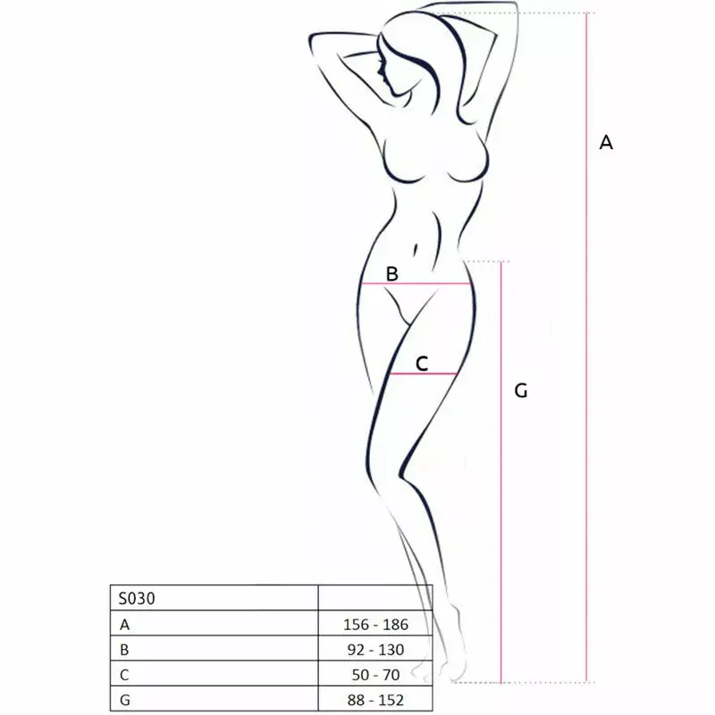 Чулки PASSION S030 красные One Size Photo 5