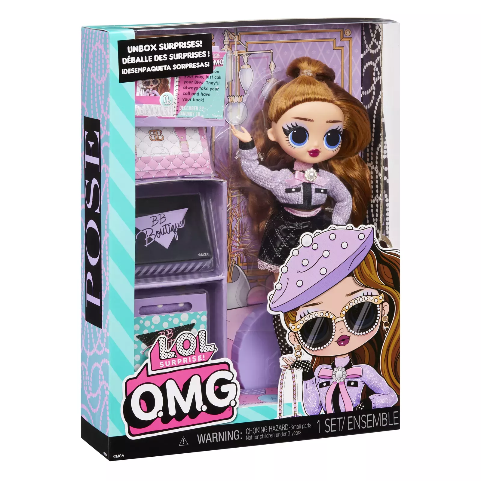 Lol Surprise OMG Pose Fashion Doll with Multiple Surprises