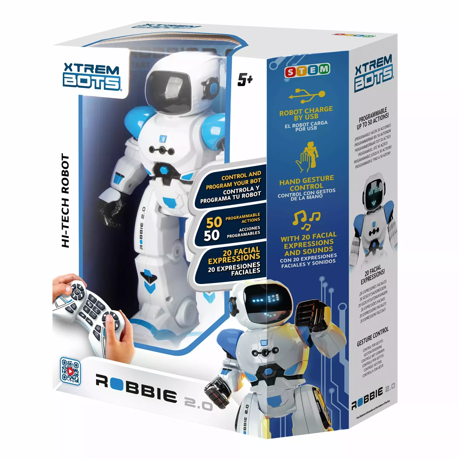Robot xtrem_bots ROBBIE 2.0 BLUE ROCKET XT3803272 | AiO.lv