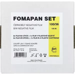 Foma film Fomapan 100/36 Set 6 filmi + cartrige