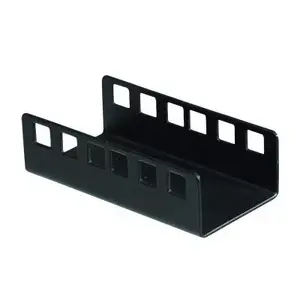 Baying kit LOGON RAX100BL Black Metal 48.3 cm 100 mm 50 mm