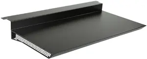 Rack shelf LOGON RAS700BL Black 30 kg capacity 19 inch