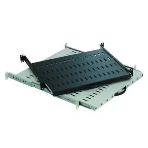 Rack shelf LOGON RAS605BL Black 30 kg capacity 19 inch