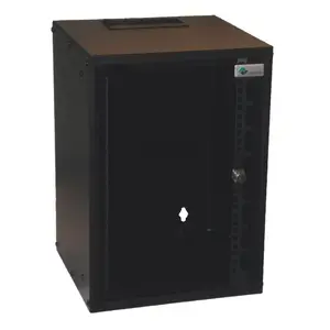 Wall mounted rack LOGON RSM06U30MNBL Black key lock