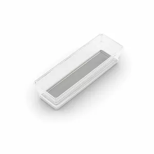 Uzglabāšanas kaste-organizeris KIS 2310012A94 caurspīdīgs gaiši pelēks 22,5×7,5×5 cm