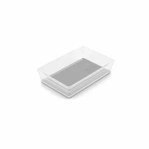 Organizācijas kaste KIS 2310016A94 caurspīdīga gaiši pelēka 22.5×15.5×5 cm