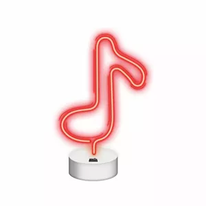 Decorative LED Neon Stand forever Nota Red NNE08 — freestanding red LED neon sign