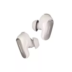 Austiņas Bose QuietComfort Ultra — bezvadu iekškanāla stereo austiņas, Bluetooth 5.3, IPX4, 6 h atskaņošana (24 h ar kārbiņu), uzlāde USB-C