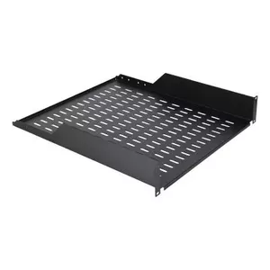 Rack shelf LOGON RAS215BL Black 30 kg capacity 19 inch