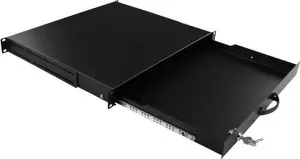 Drawer unit LOGON RAD110BL Black Aluminium 19 inch