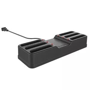 Mobile device charger RAM Mounts RAM-DOCK-6G-SAM84CPU for smartphones, AC indoor, 5 V output, 2 A, Black