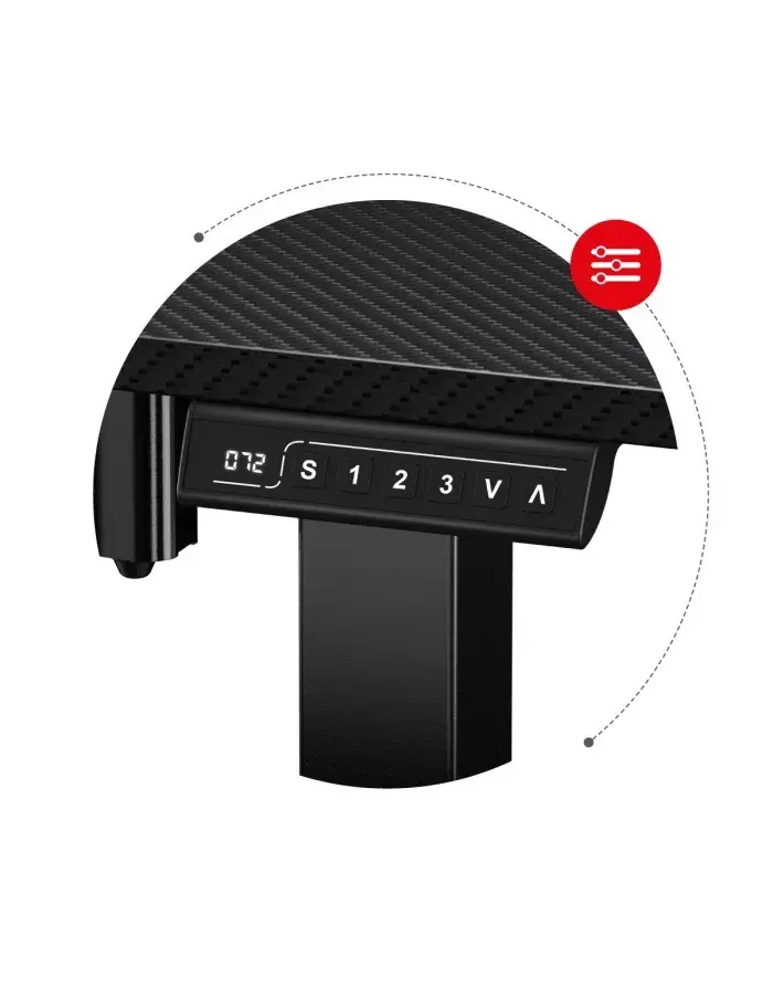 Huzaro Hero 8.2 Black игровой стол 1200x600 MDF Photo 11