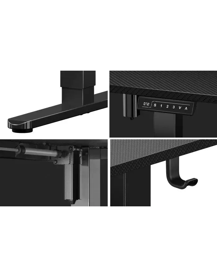 Huzaro Hero 8.2 Black игровой стол 1200x600 MDF Photo 16