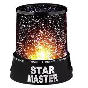 Elight STM Star Master Divu režīmu Zvaigžņu debesu projektors ar 4x AA / USB Vada strāvu Melna