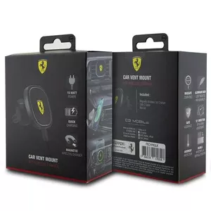 Indukcijas turētājs Ferrari FECHMGLK priekš melnas MagSafe režģa