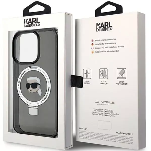 Karl Lagerfeld Ring Stand Case MagSafe priekš iPhone 15 Pro Photo 7