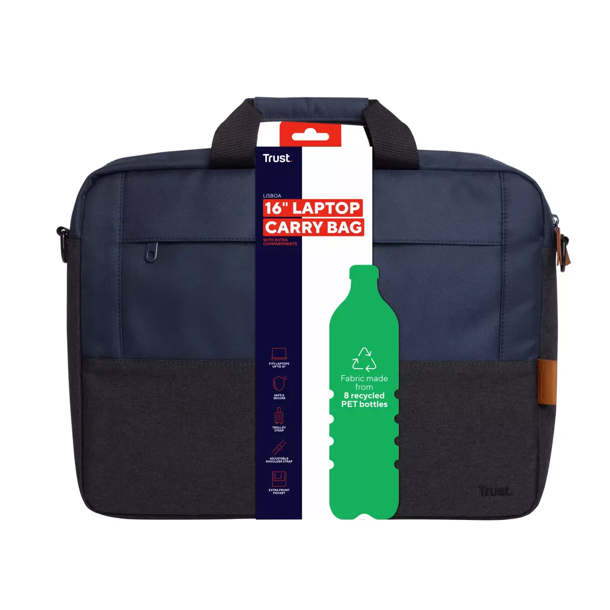 Portfelis Trust Lisboa 40.6 cm 16 collas Photo 9