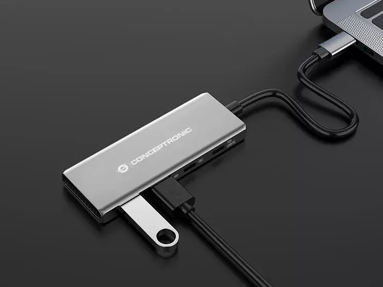 USB хаб Conceptronic HUBBIES15G Photo 3