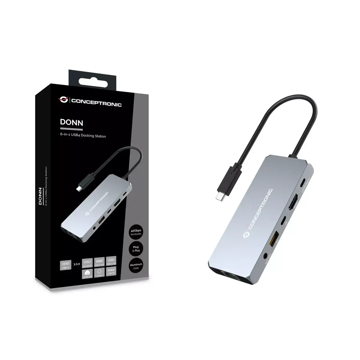 Док-станция Conceptronic DONN22G Photo 2