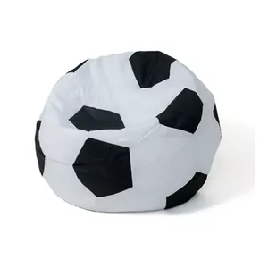 Sako maisiņš pouffe ball balts-melns L 80 cm