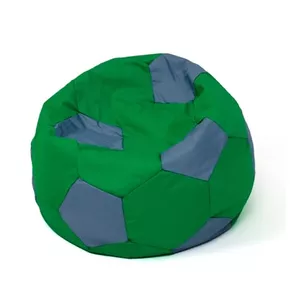 Futbola Sako soma pouffe zaļš-pelēks L 80 cm
