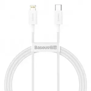 Кабель Baseus CATLYS-A02 Lightning to USB-C 1 м белый