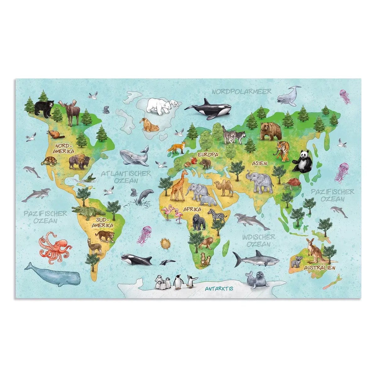 Настольный коврик HERMA World map 19667 Photo 2
