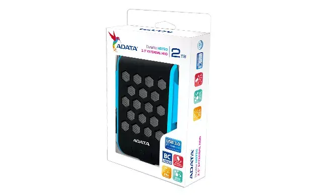 ADATA HD720 2TB ārējais HDD USB 3.2 Gen 1 Photo 3