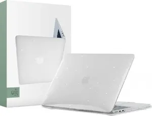 Tech-Protect Smartshell для MacBook Air 13 (2022) — жесткий чехол, прозрачный с блёстками