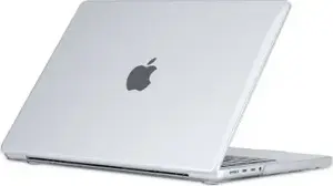 Protective hard shell case Tech-Protect for MacBook Pro 14 (2021–2024) — crystal clear
