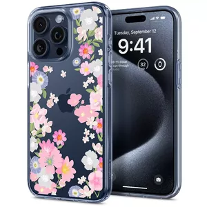 Spigen iPhone 15 Pro Case Liquid Crystal Blossom