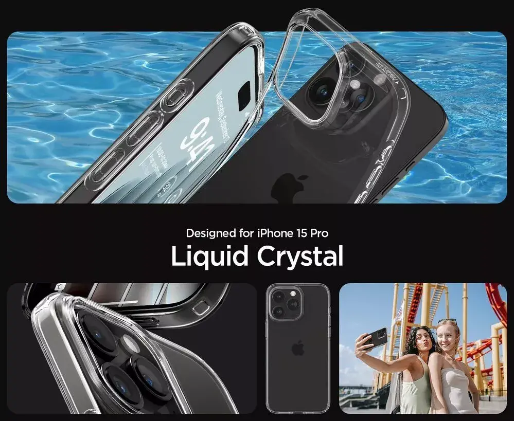 Cover Spigen iPhone 15 Pro Liquid Crystal Blossom Photo 3