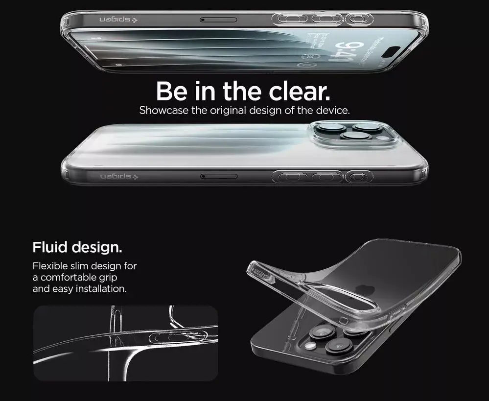 Cover Spigen iPhone 15 Pro Liquid Crystal Blossom Photo 4