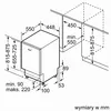 Bosch SPV4HKX10E iebūvējamā trauku mašīna 45 cm Photo 2