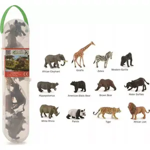 Набор фигурок Collecta Wildtier-Set Mini A1105 — миниатюрные фигурки диких животных, комплект детализированных моделей