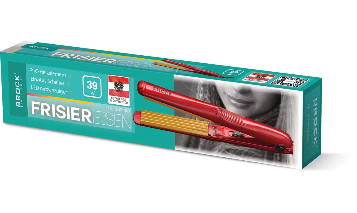 BROCK HC 2001 RD hair crimper, ceramic, 35W Photo 2
