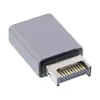 InLine USB 3.2 adapter internal USB-E front panel male to USB-C female Photo 2