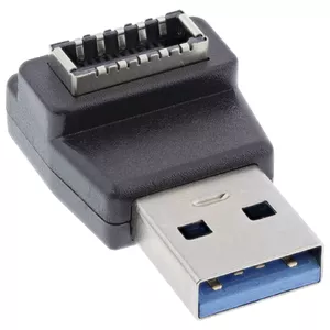 Адаптер InLine USB 3.2 USB-A male к внутреннему USB-E разъему передней панели