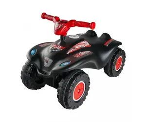 BIG Bobby Quad Racing Red Ride-on Buggy push-powered plastic vehicle with 4 wheels for children aged 3 to 7 years