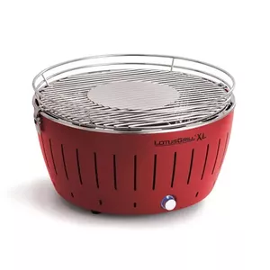 Гриль LotusGrill XL — угольный чайник, красный, 435×435×257 мм, на 10 человек