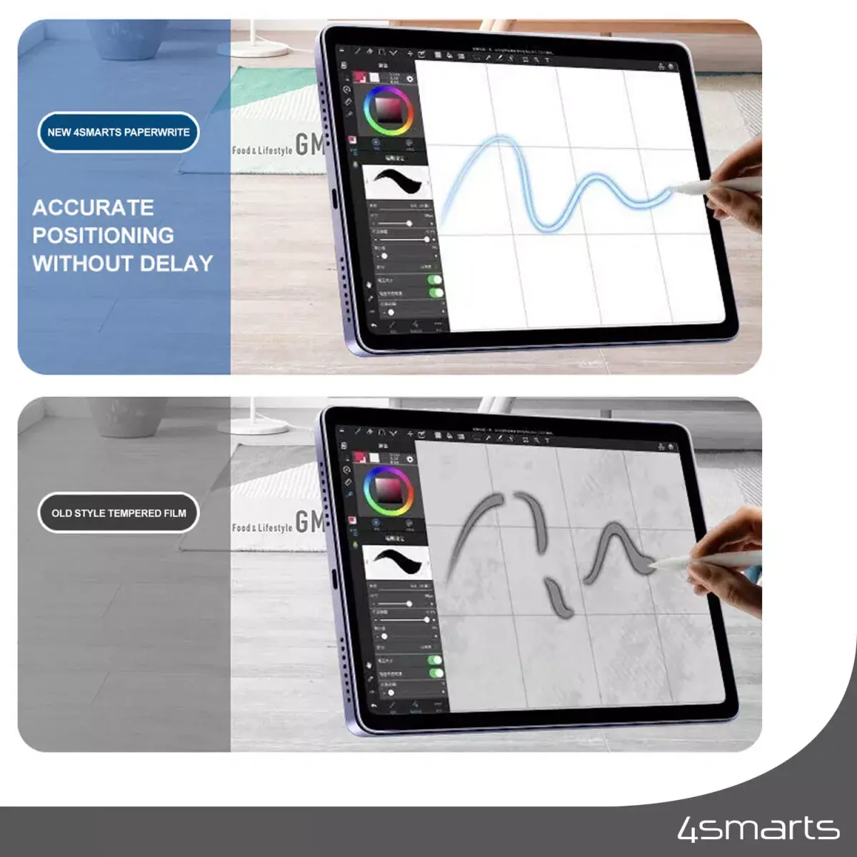 Антибликовая защитная пленка 4smarts Paperwrite iPad 10.2 Photo 5