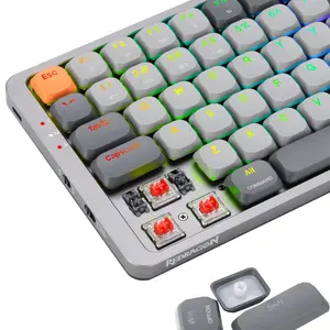 Mechanical Keyboard REDRAGON K652GG-RGB-PRO Wired Wireless Bluetooth Grey