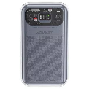 Acefast power banka 20000mAh Sparkling Series ātrā uzlāde 30W pelēka (M2)