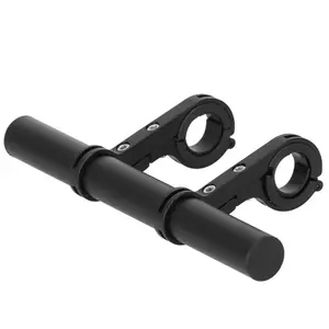 Handlebar extension Springos BA0040 20 cm, black — bicycle accessory