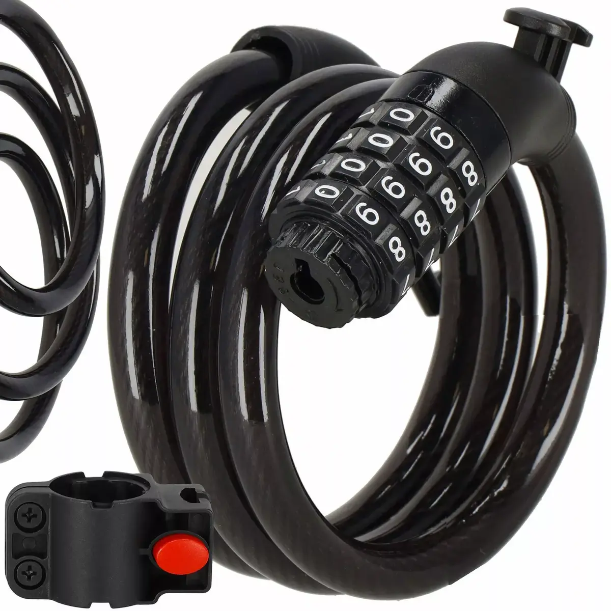 Bicycle lock Springos BA0026 key lock Photo 2