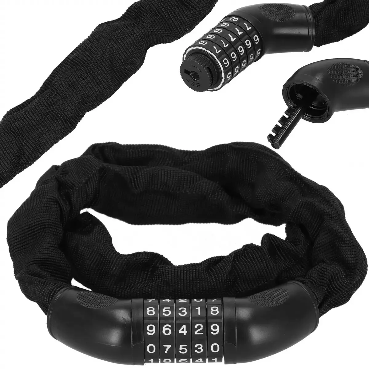 Cable bicycle lock Springos BA0028 Photo 4