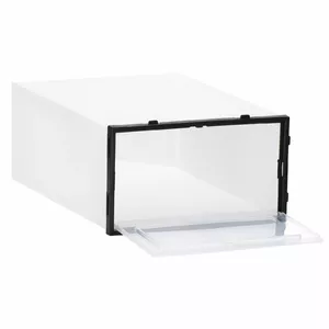 Storage shoe box Springos HA3049 — compact stackable container for one pair