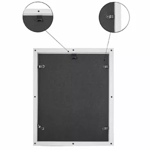 Photo frame set Springos PF0004 — 10 pieces, white for tabletop and wall display