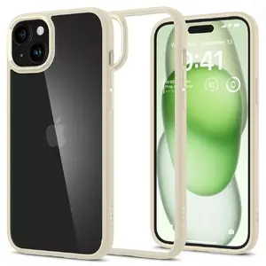 Чехол для телефона Spigen Cover для iPhone 15 Plus, 6.7" (17 см), PC+TPU, бежевый
